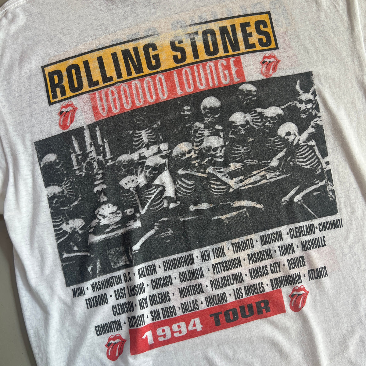 XL 1994 The Rolling Stones Voodoo Lounge T-shirt
