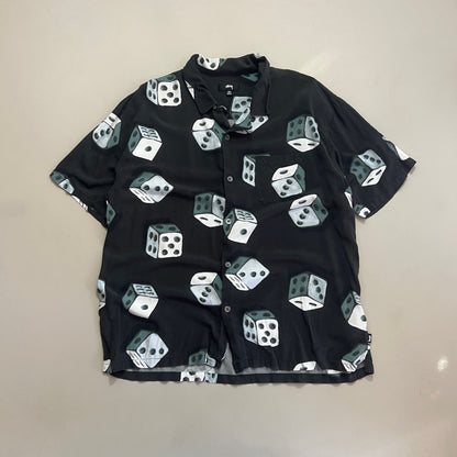 XXL Stussy Dice Lightweight Button Shirt