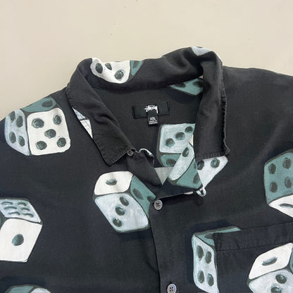 XXL Stussy Dice Lightweight Button Shirt