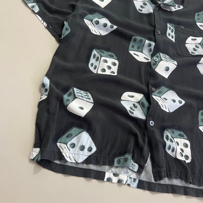 XXL Stussy Dice Lightweight Button Shirt