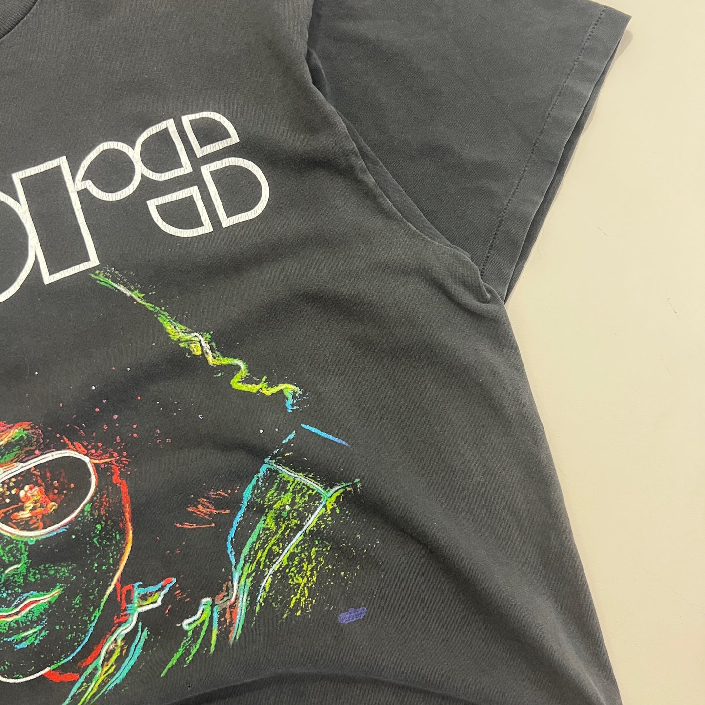 XL 1990s The Doors Jim Morrison Neon Band T-shirt