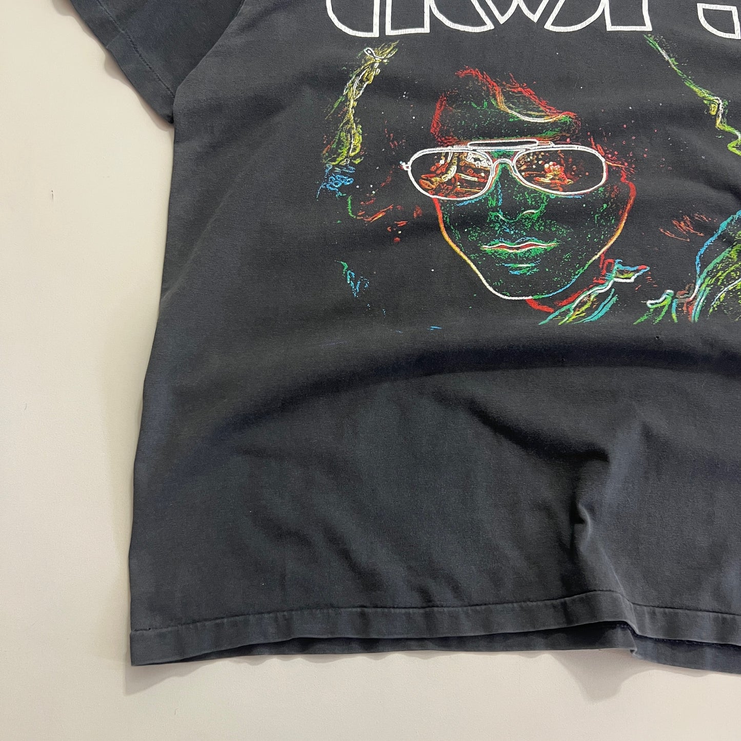 XL 1990s The Doors Jim Morrison Neon Band T-shirt