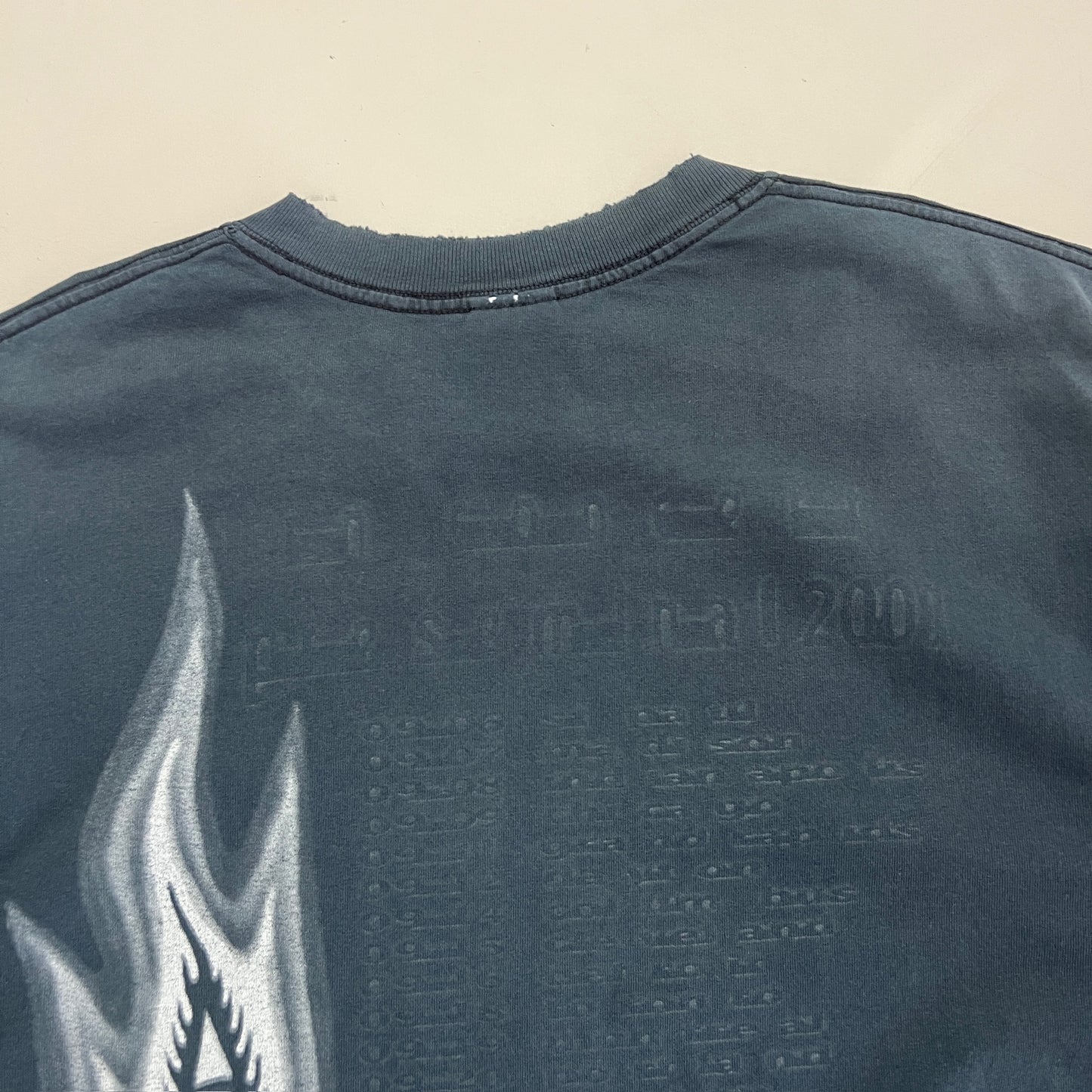 XL 2001 Smoked Tool Lateralus Tour T-shirt