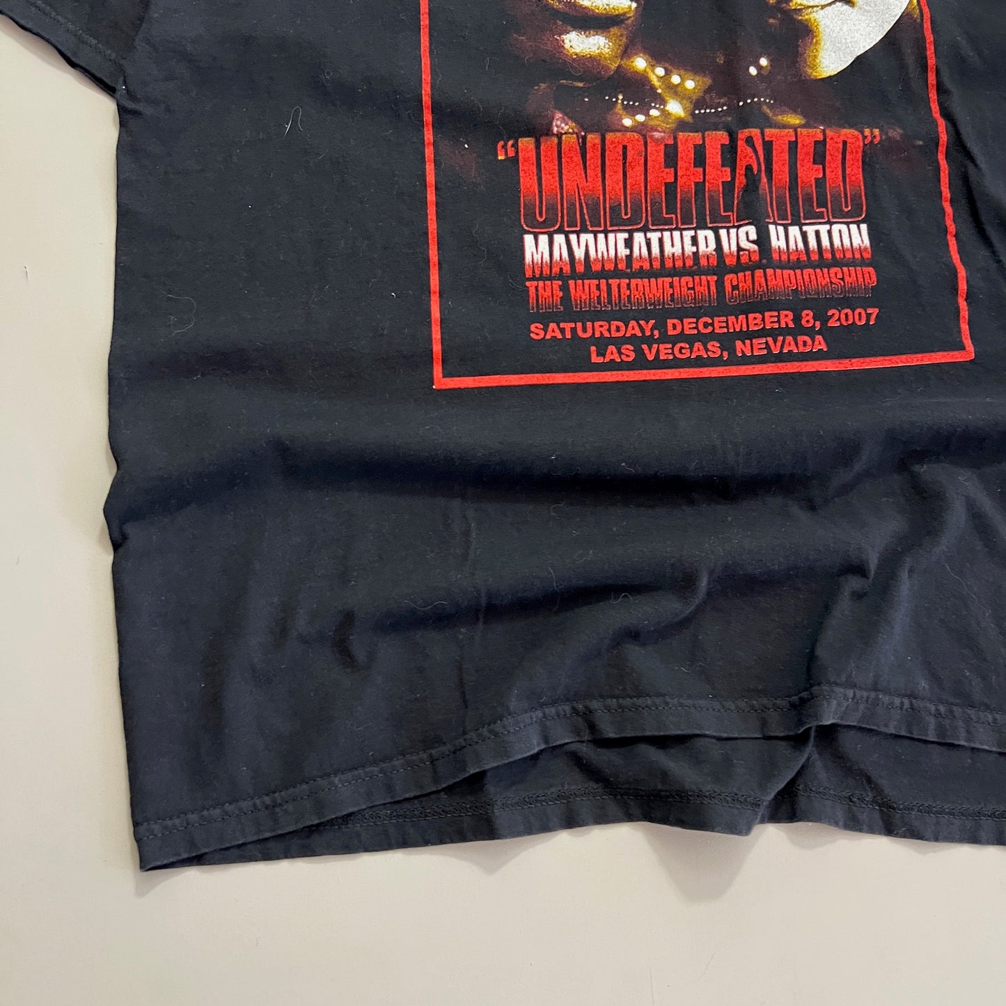 XXL 2007 Maywhether vs Hatton Boxing T-shirt