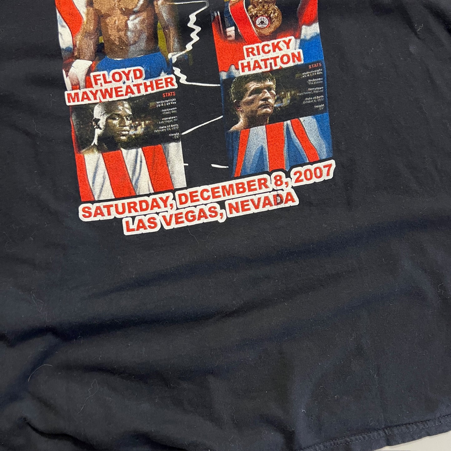 XXL 2007 Maywhether vs Hatton Boxing T-shirt