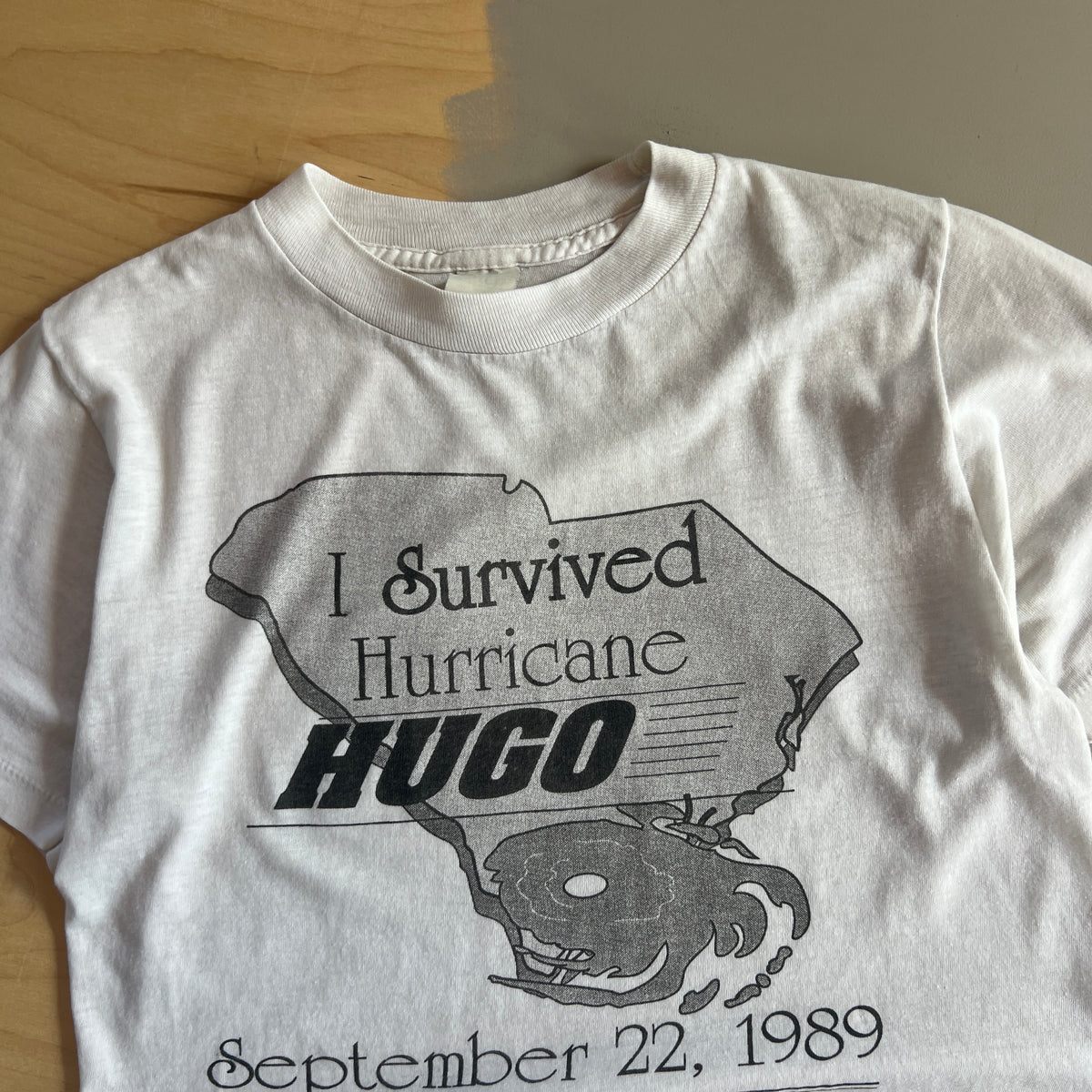 Medium 1989 Hurricane Hugo South Carolina T-shirt