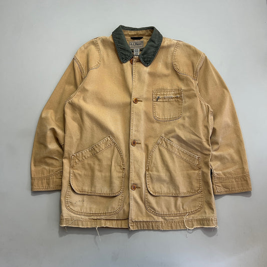 Large Tan L.L. Bean Barn Coat