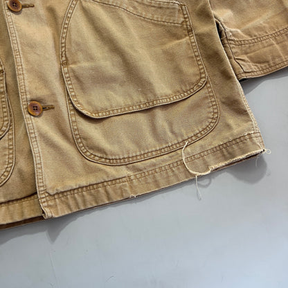 Large Tan L.L. Bean Barn Coat