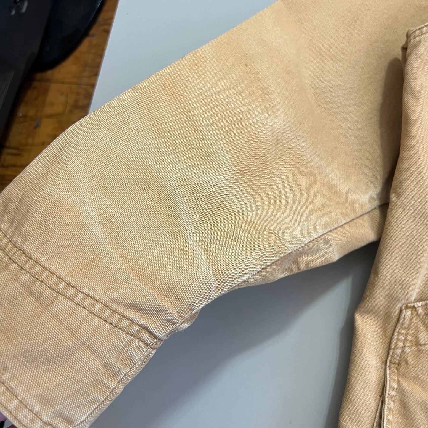 Large Tan L.L. Bean Barn Coat