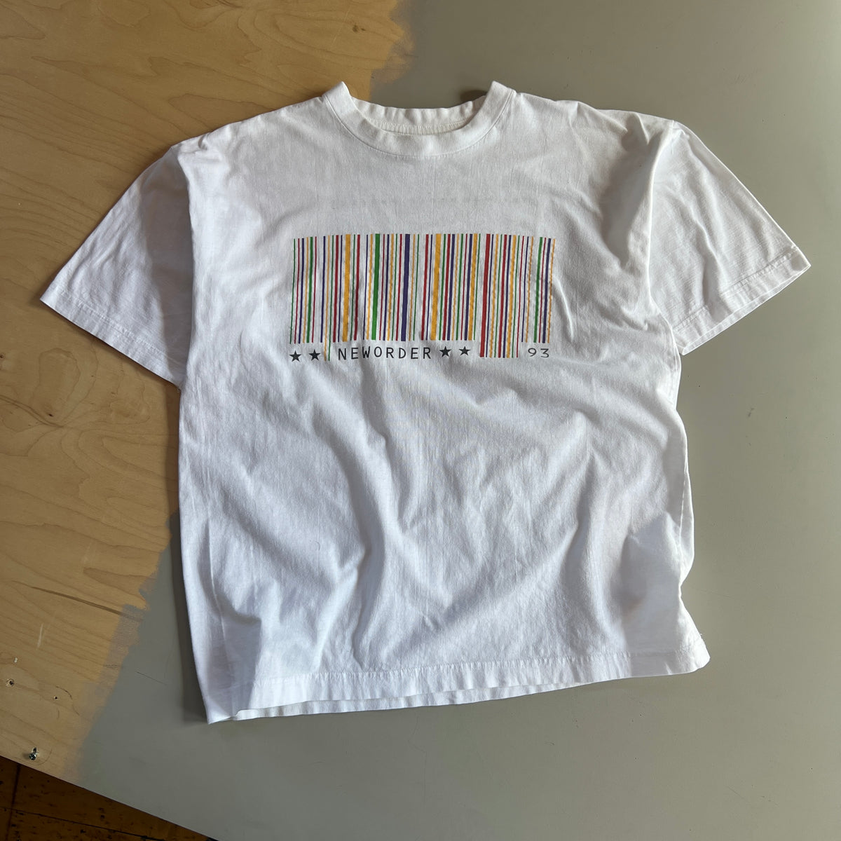 XL 1993 New Order European Reading... T-shirt