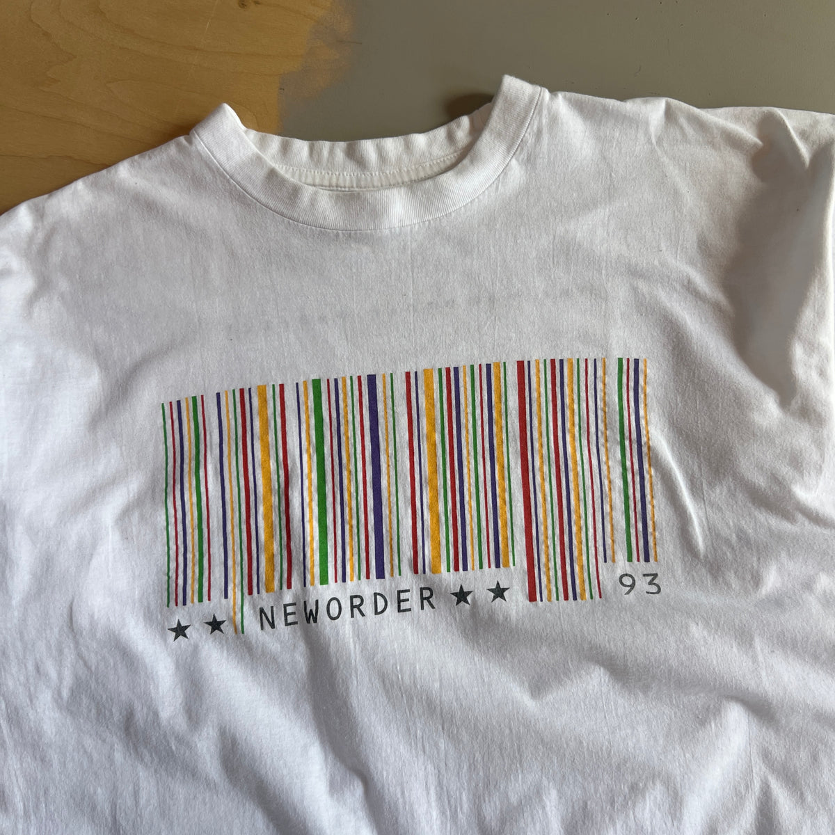XL 1993 New Order European Reading... T-shirt
