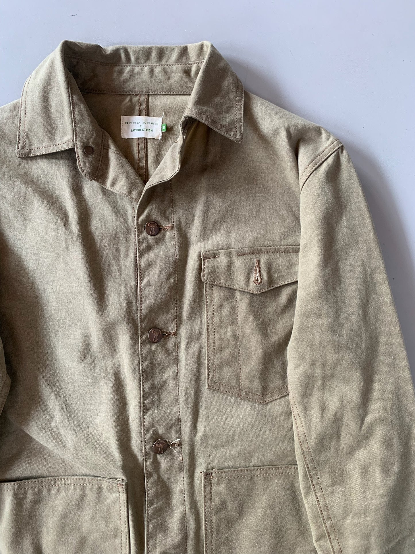 Large Good Acre by Taylor Stitch Wax Chore Jacket