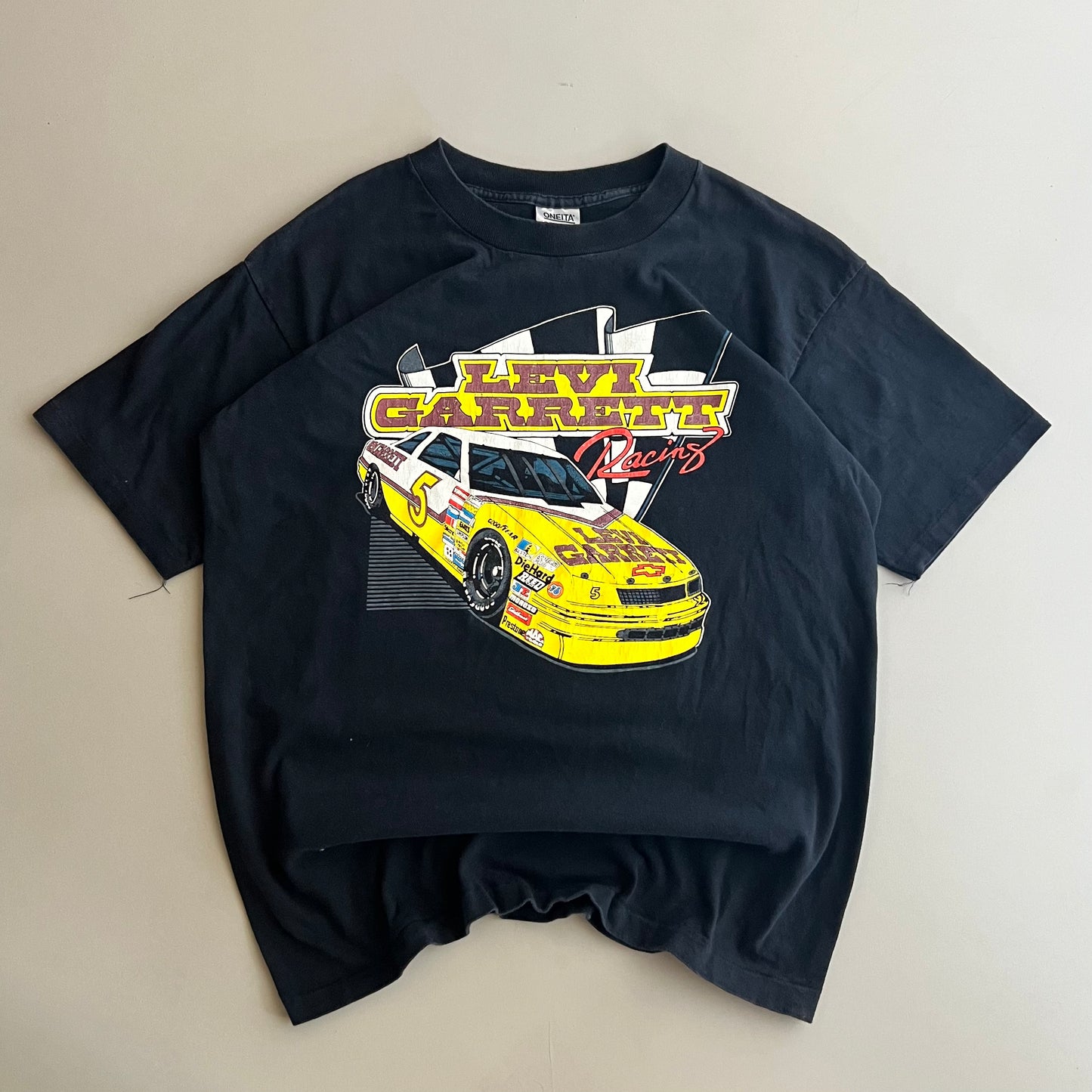 XL 90s Levi Garrett Racing T-shirt