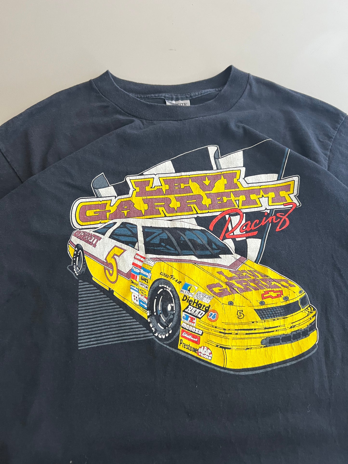 XL 90s Levi Garrett Racing T-shirt