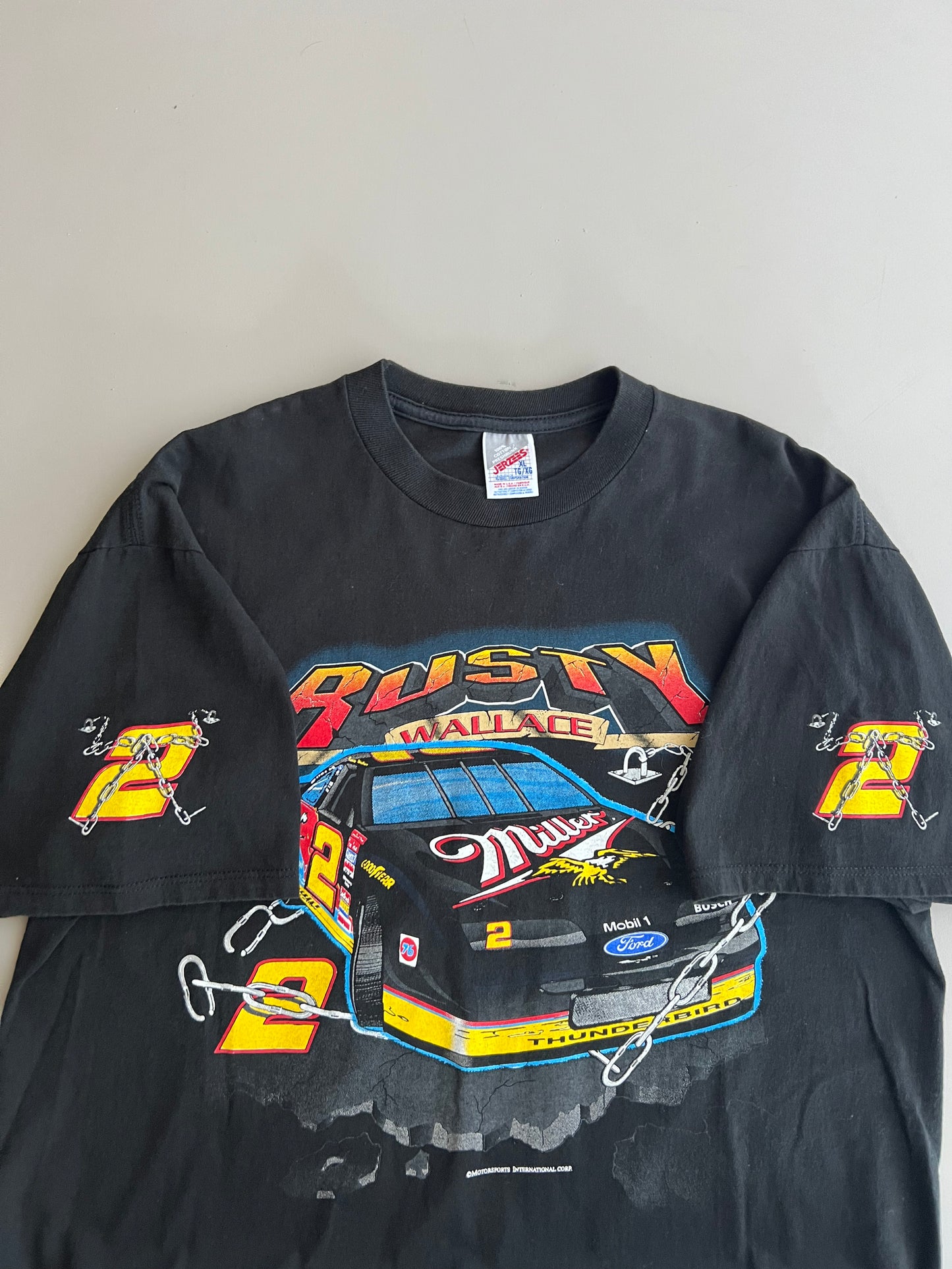 XL 90s Rusty Wallace Unleash the Power T-shirt
