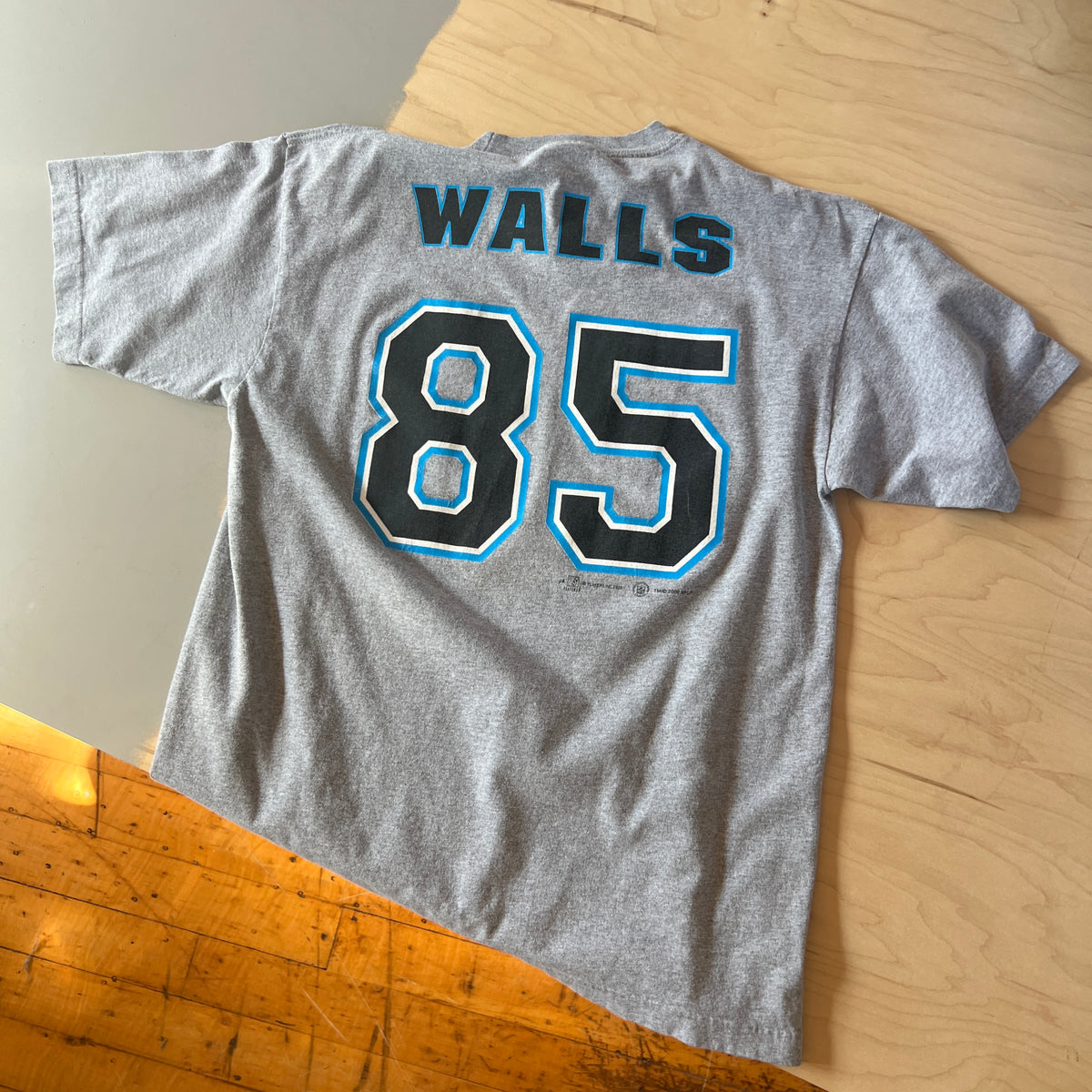 XL 2000 Carolina Panthers Wesley Walls T-shirt