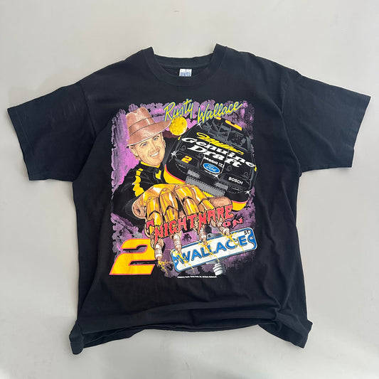 XL 1995 Rusty Wallace Freddy Krueger T-shirt