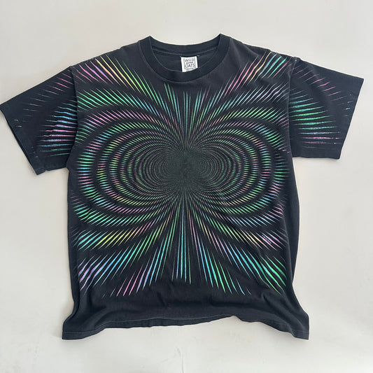 XL 1996 Wild Oats Optical Art T-shirt