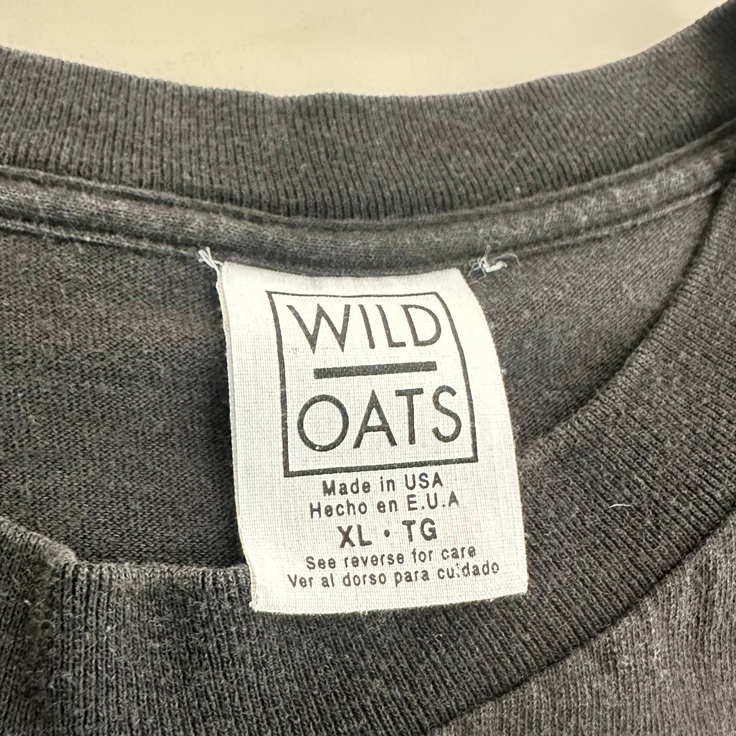 XL 1996 Wild Oats Optical Art T-shirt