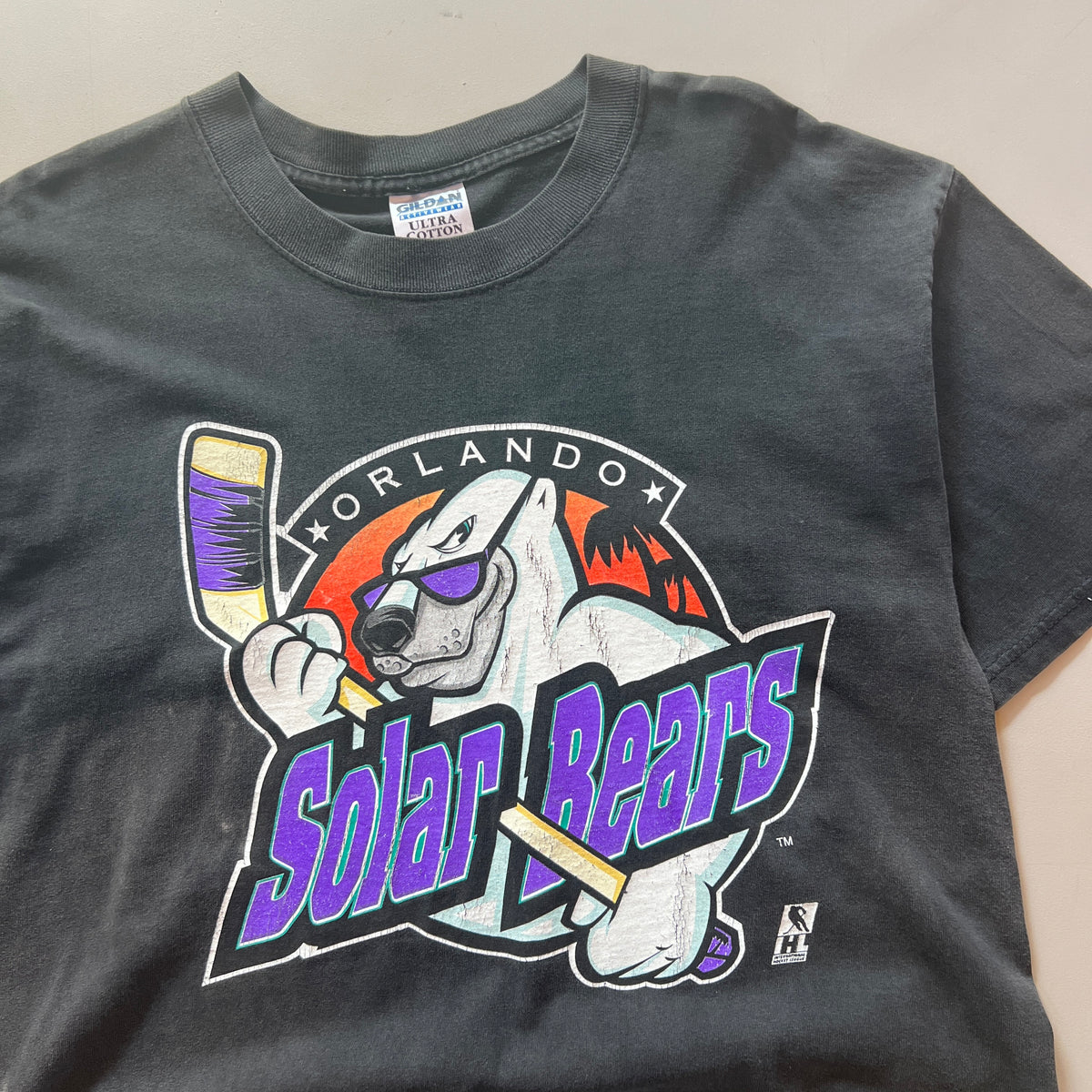 Large 2000 Orlando Solar Bears Hockey T-shirt