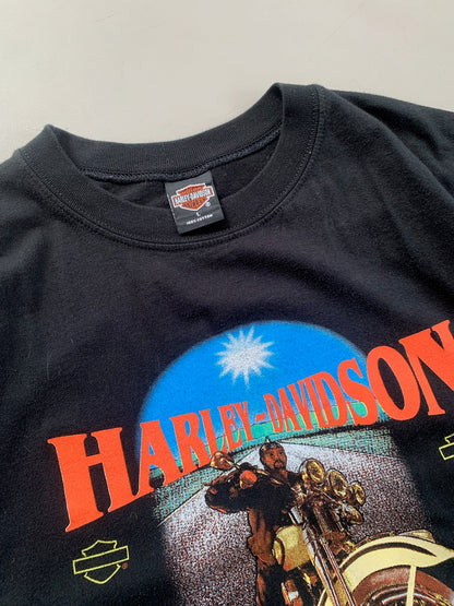 Large 1998 Harley Davidson US Virgin Islands T-shirt