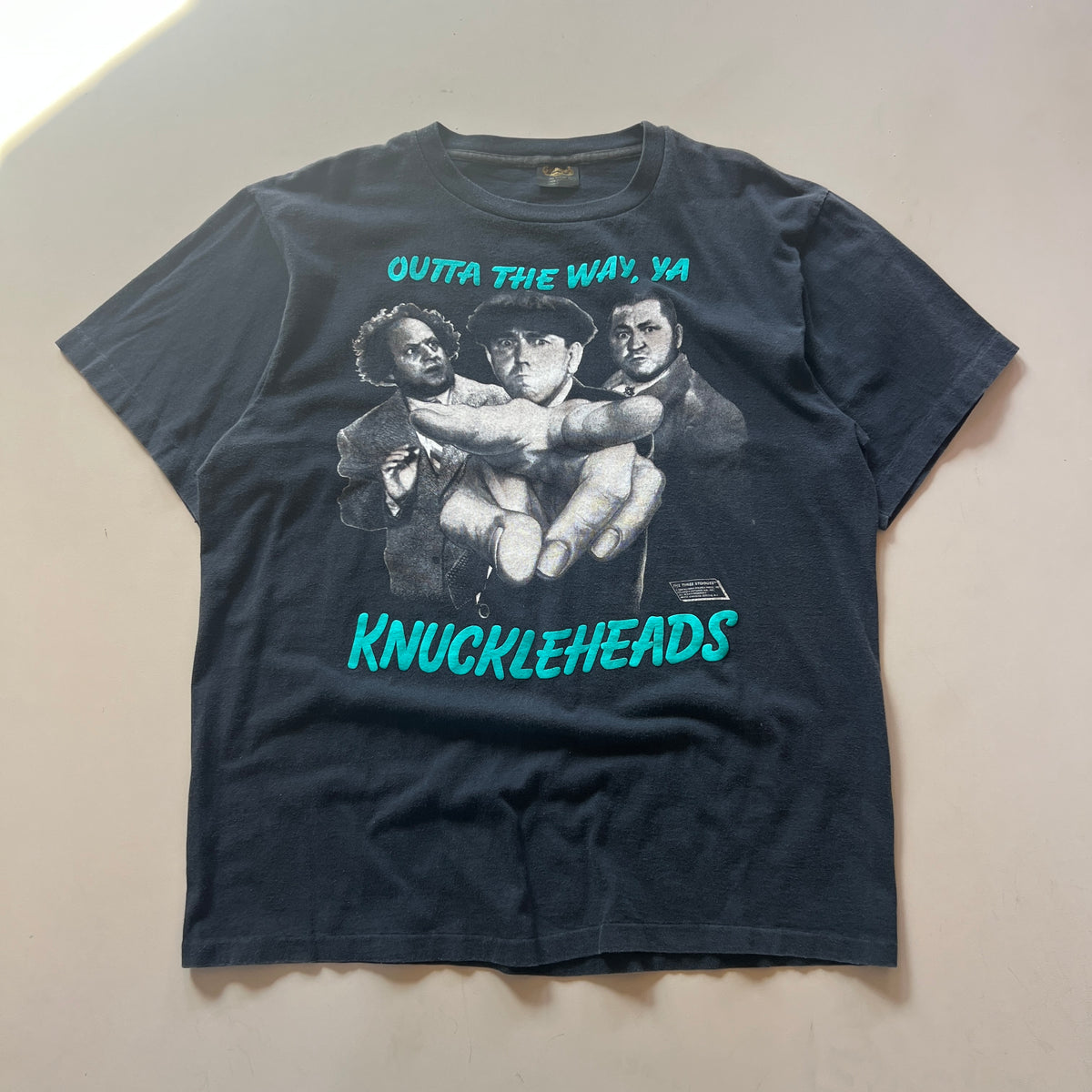 XL 1989 The Three Stooges Knuckleheads T-shirt