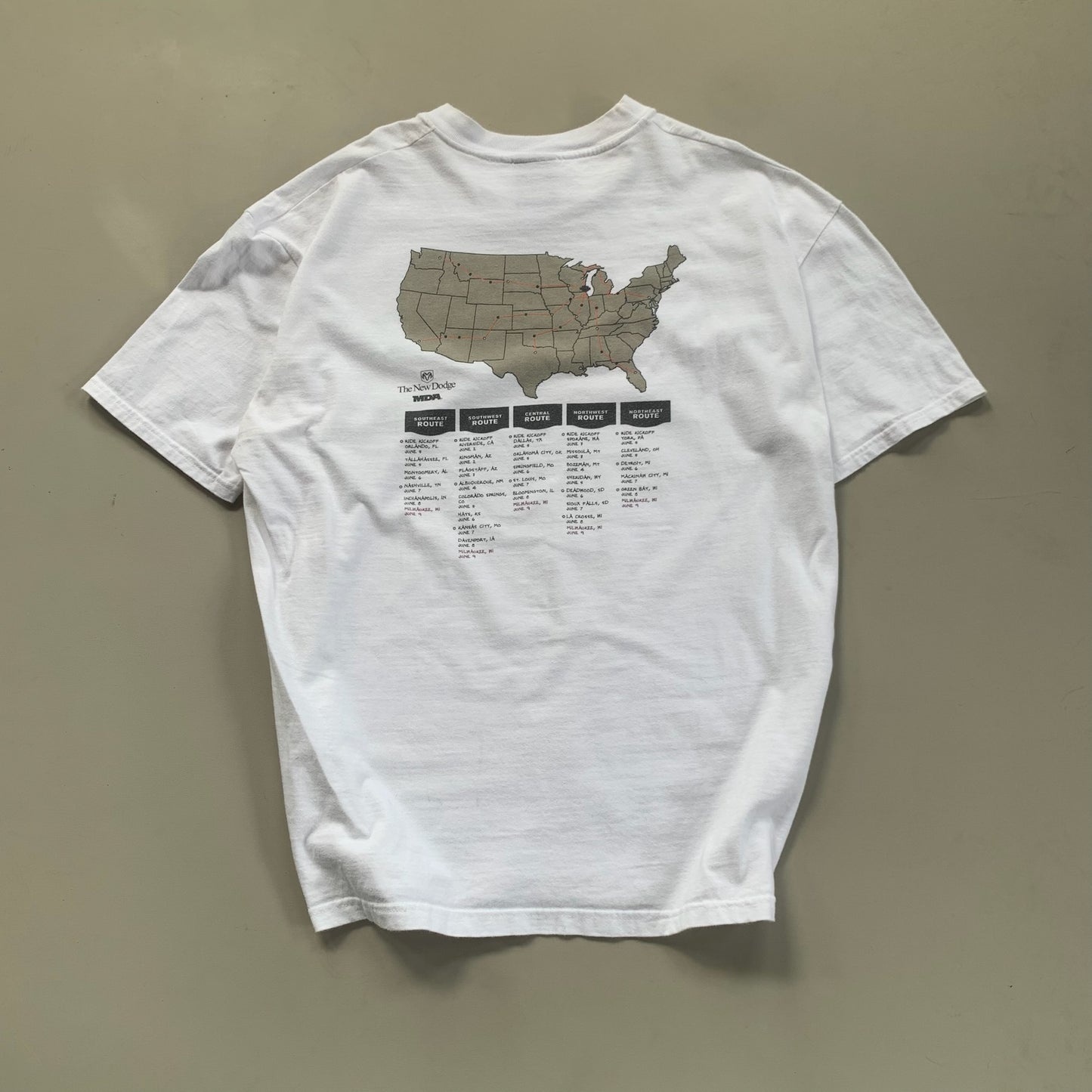 XL 1996 Harley Davidson The Ride Tour T-shirt