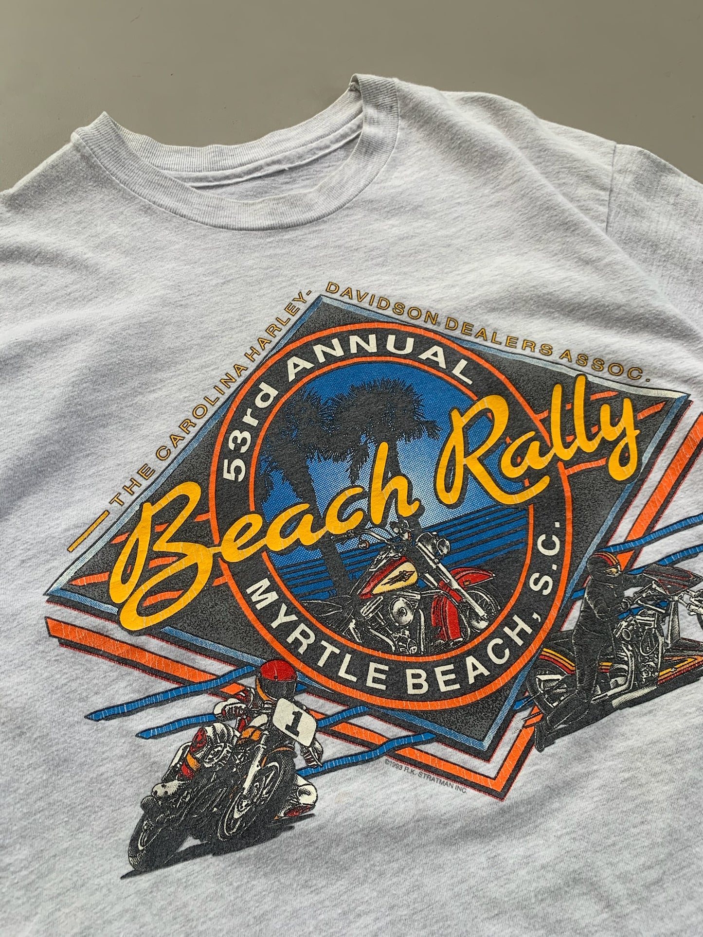 Large 1993 Harley-Davidson Myrtle Beach SC T-shirt