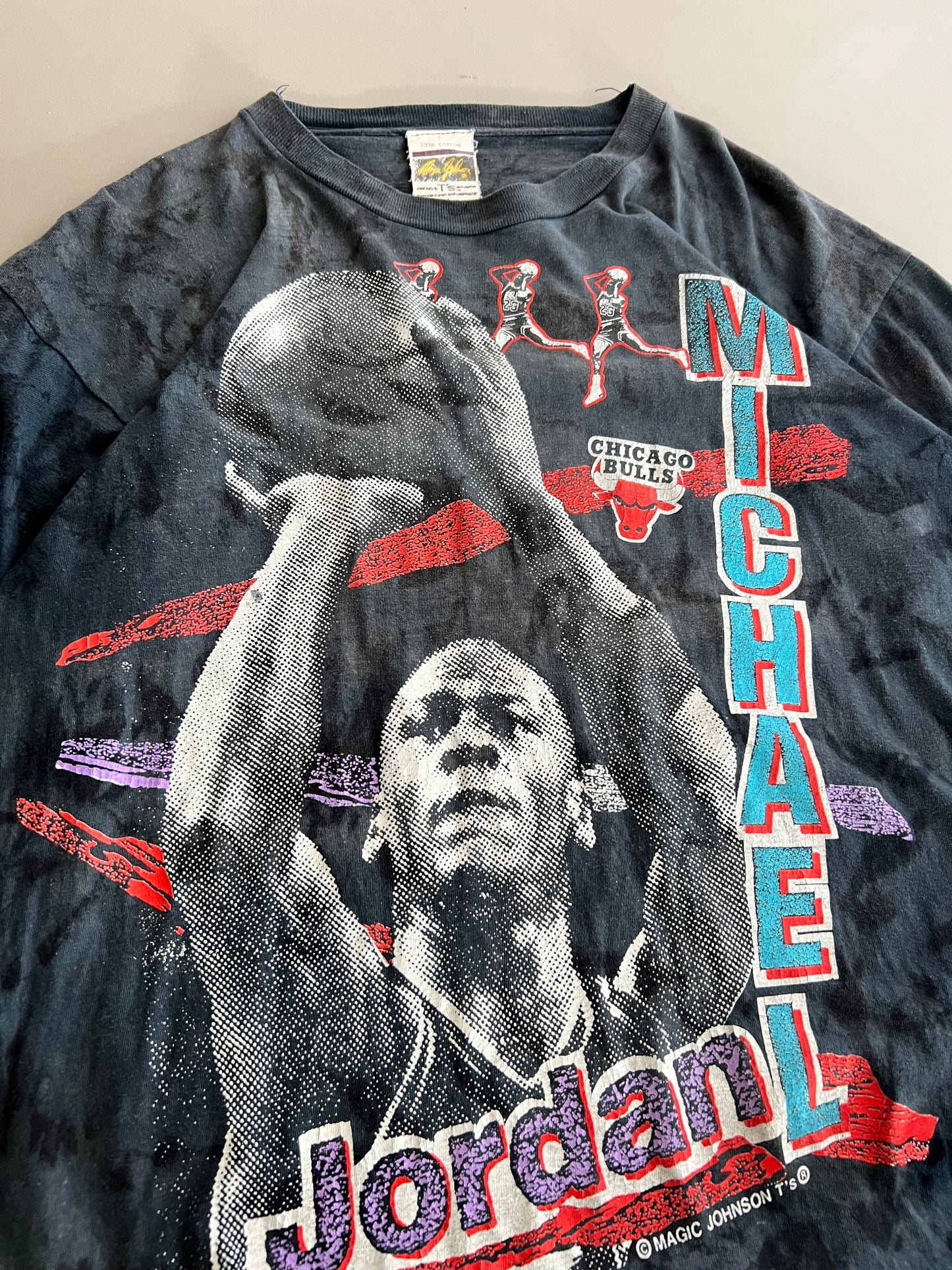 Large 90s Michael Jordan Chicago Bulls T-shirt