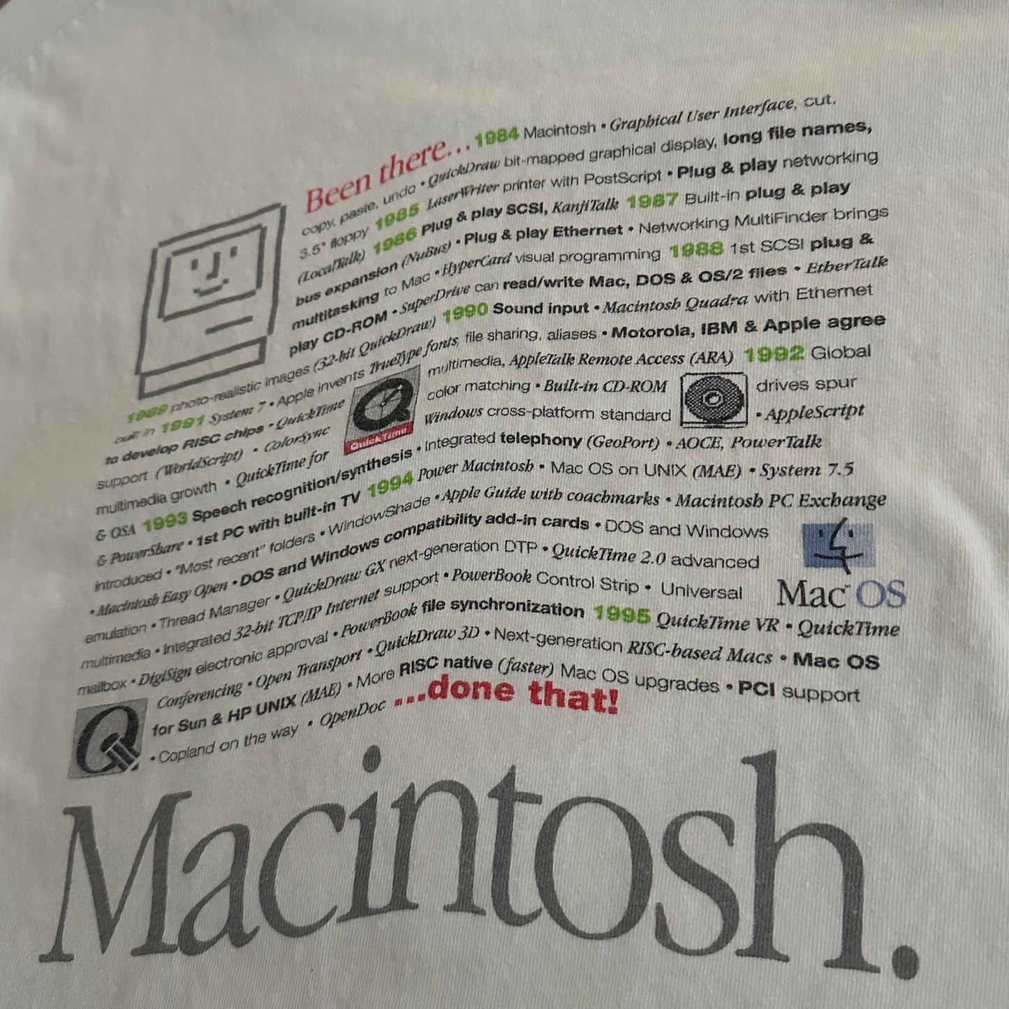 Medium 1990s Apple Been There... Done That T-shirt