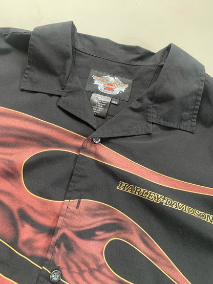 XXL Harley Davidson Button Shirt