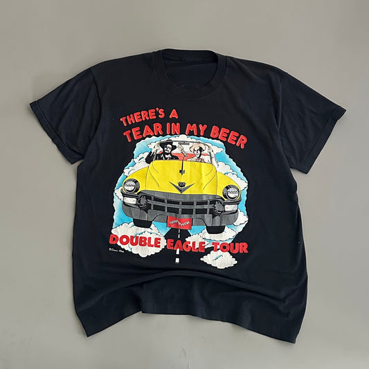 Large 1989 Hank Williams Double Eagle Tour T-shirt