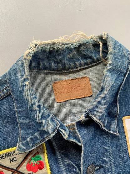 Large 1970s Levi's Patch Denim Jacket