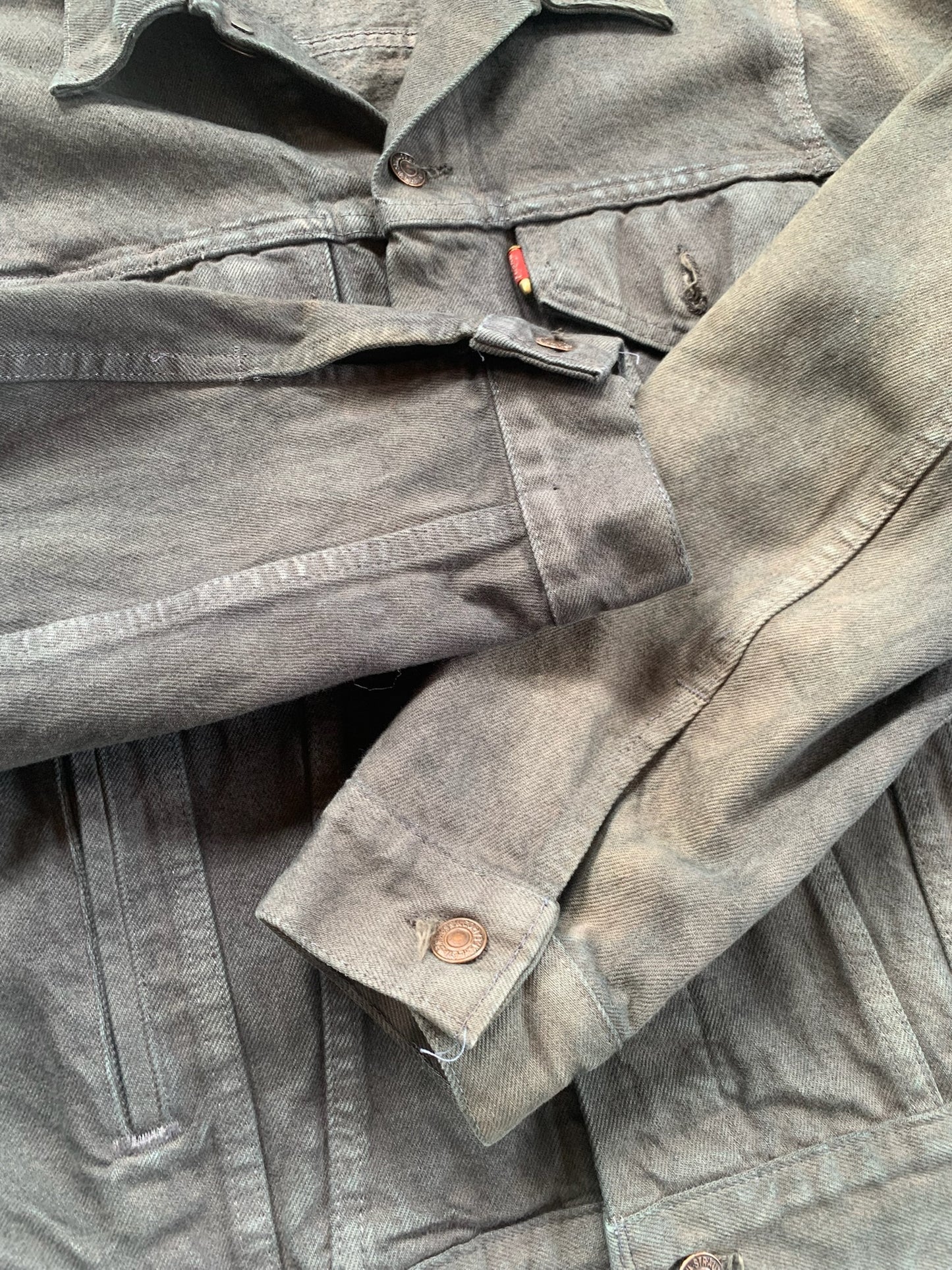 Medium 1980s Levi's Over Dyed Denim Jacket