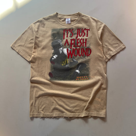 Large 2000s Monty Python Flesh Wound T-shirt