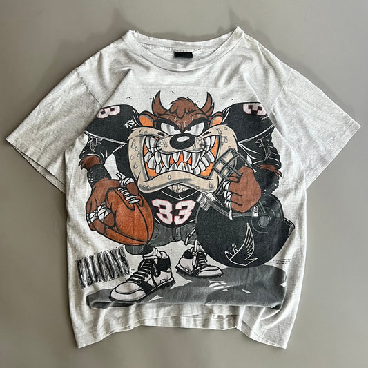 XL 1994 Atlanta Falcons Taz AOP T-shirt