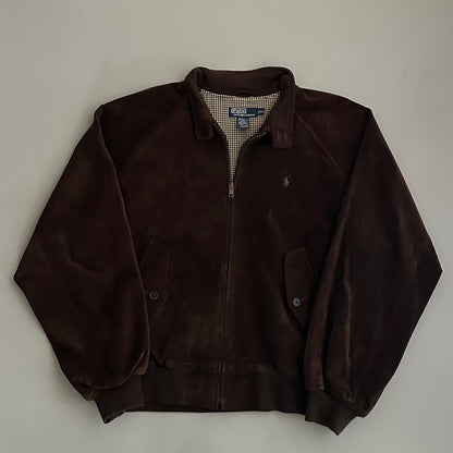 XL 2000s Polo Ralph Lauren Suede Jacket