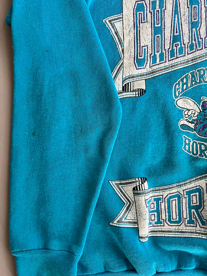 Large 80s Charlotte Hornets Sweatshirt