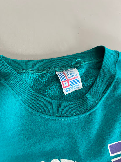 Large 80s Charlotte Hornets Sweatshirt