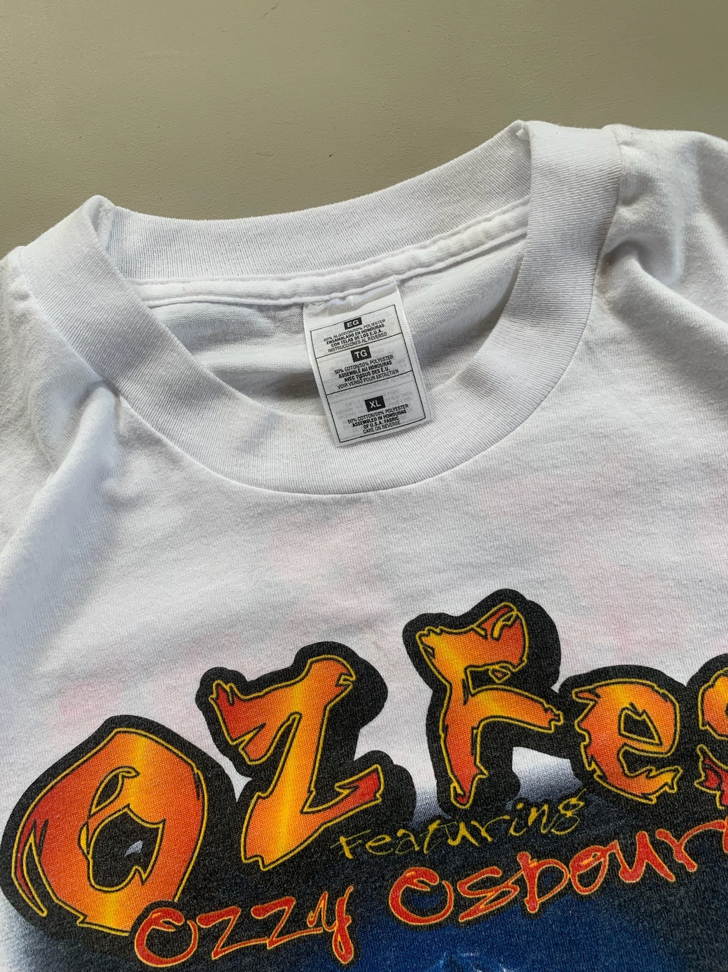 XL 1996 OzFest Ozzy Osbourne Msuic Festival T-shirt