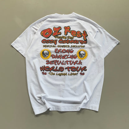 XL 1996 OzFest Ozzy Osbourne Msuic Festival T-shirt
