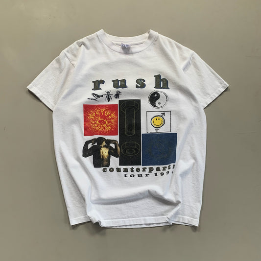 Large 1994 Rush Counterparts Tour T-shirt