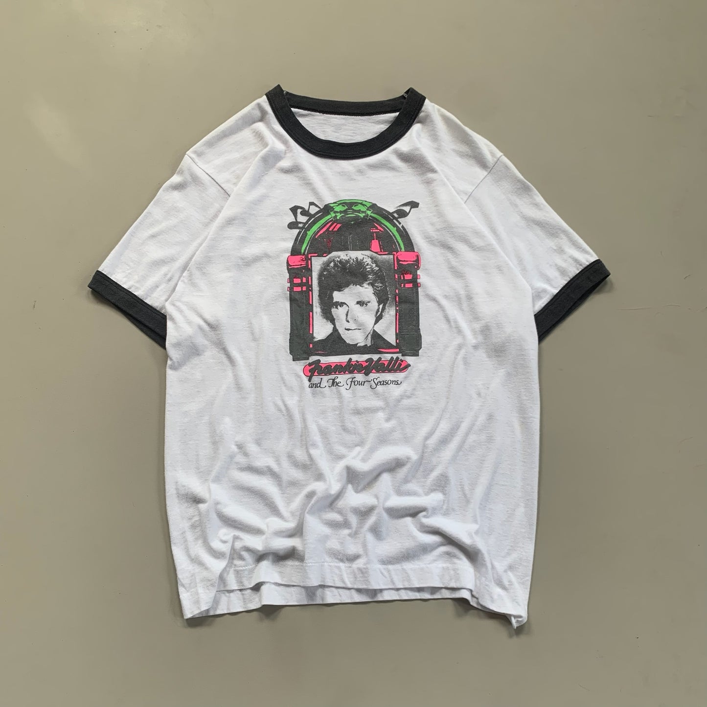XL 80s Frankie Valli and the Four Seasons Ringer Shirt
