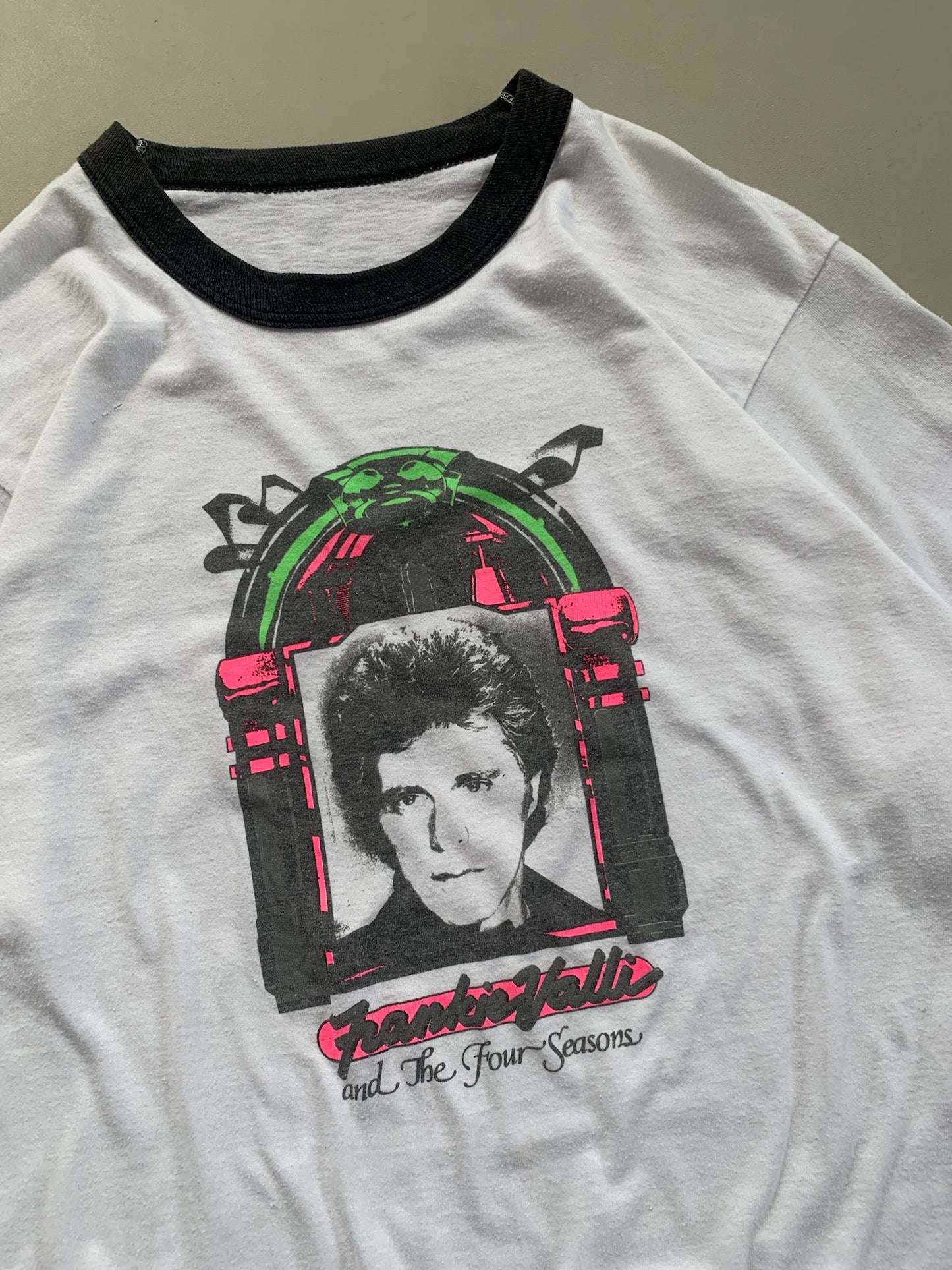 XL 80s Frankie Valli and the Four Seasons Ringer Shirt