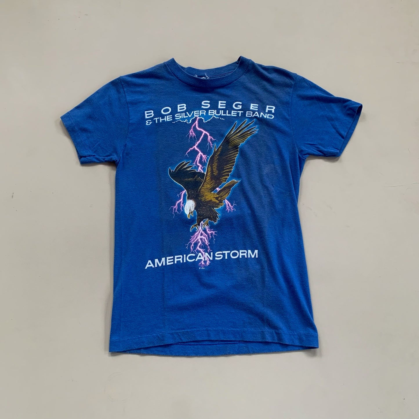 Medium 1986 Bob Segar American Storm Tour T-shirt