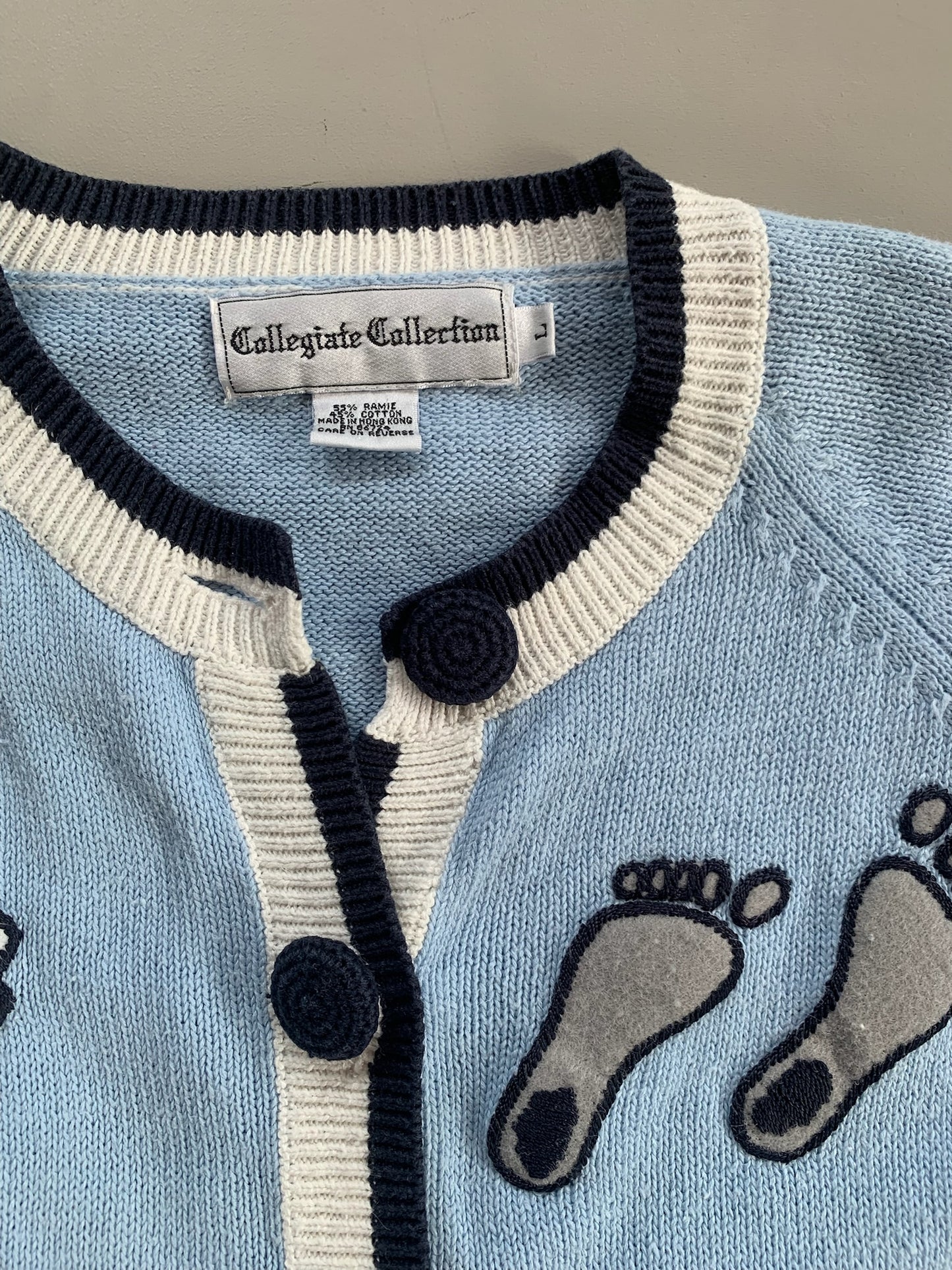Large 1990s UNC Chapel Hill Knit Cardigan