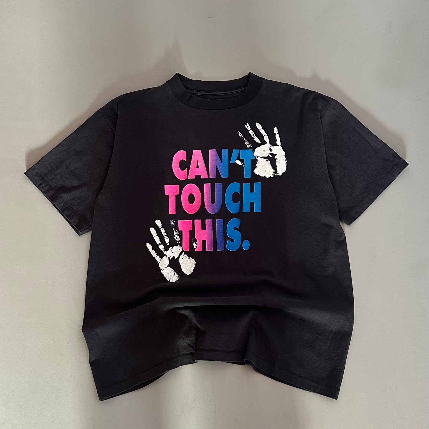 Large 80s MC Hammer Cant Touch This T-shirt