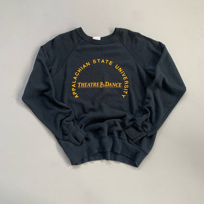 Large 1980s Appalachian State Theatre & Dance Sweatshirt