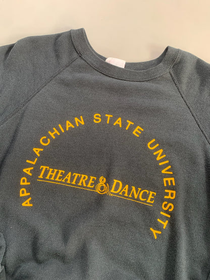 Large 1980s Appalachian State Theatre & Dance Sweatshirt