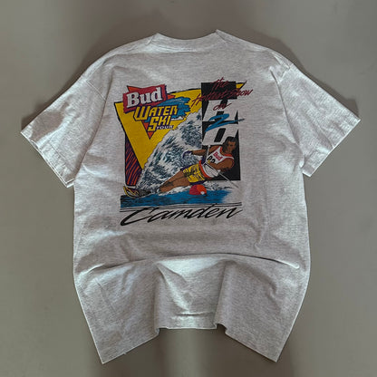 Large 1990s Bud Water Ski Tour T-shirt